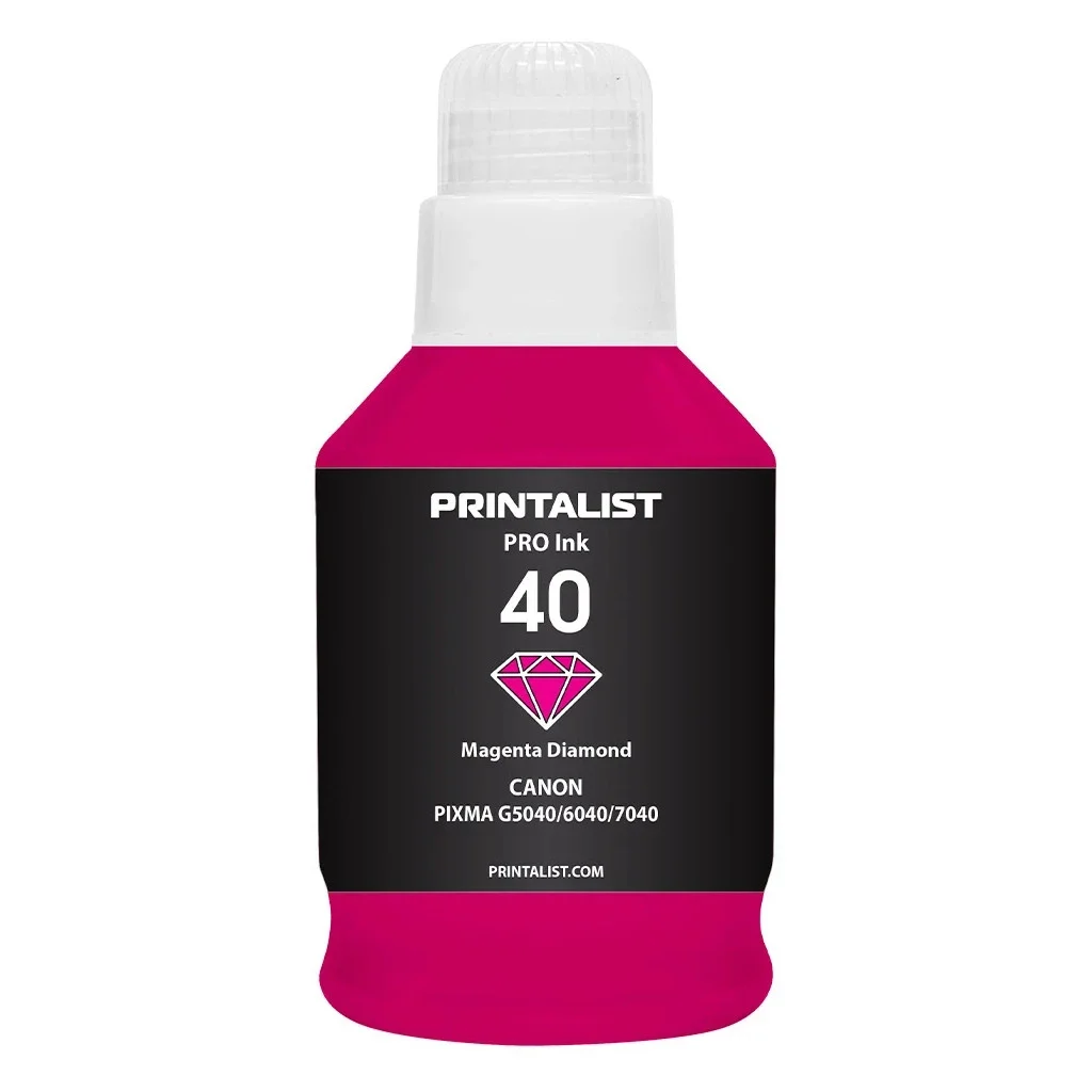 Чорнило Printalist Canon GI-40 для G5040/G6040 190г Magenta (PL40M)