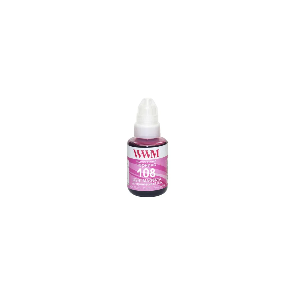 Чорнило WWM Epson L8050/L18050 140г Light Magenta KeyLock (E108LM)