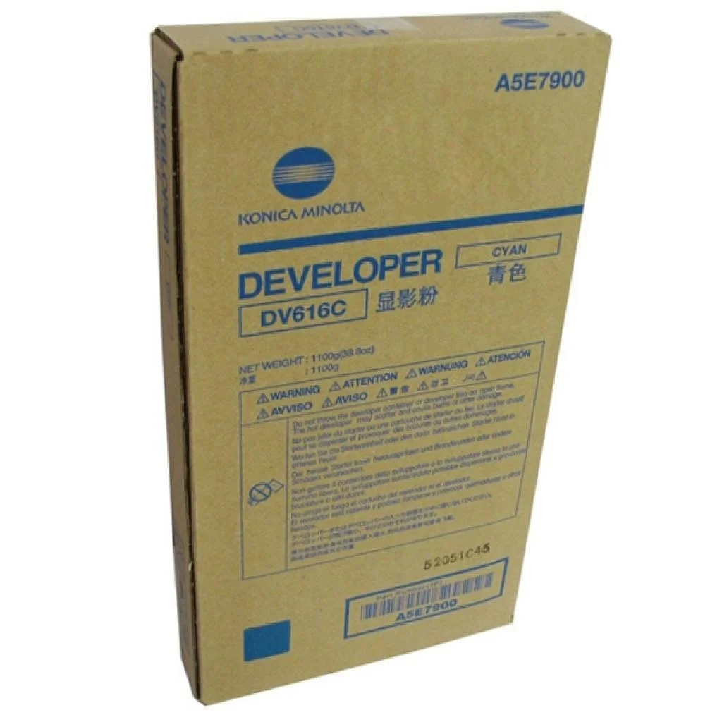 Девелопер Konica Minolta DV-616C Cyan, для C1085ser. C6085ser. (A5E7900)