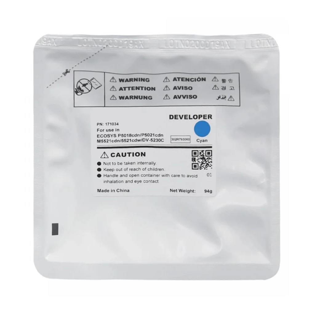 Девелопер Kyocera Ecosys P5021, DV-5230C 94г, cyan, 302R793060 CET (CET171034)