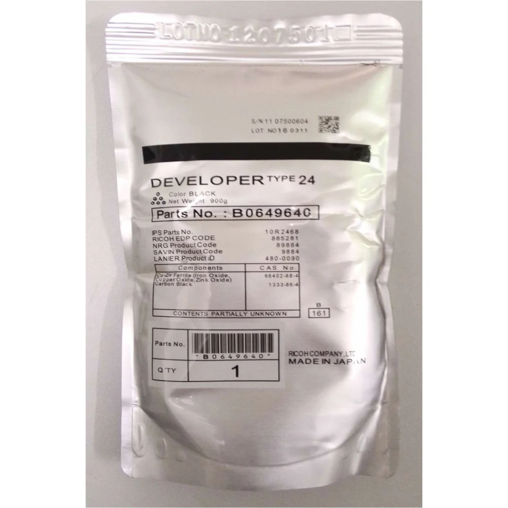 Девелопер Ricoh Type 24 Developer Black 885281 (B0649640)