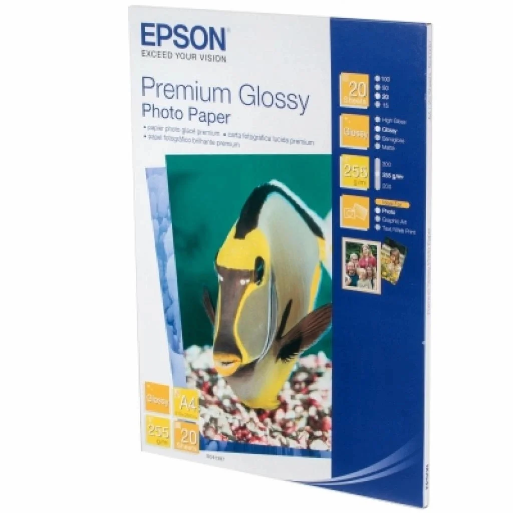 Фотопапір Epson A4 Premium Glossy Photo (C13S041287)