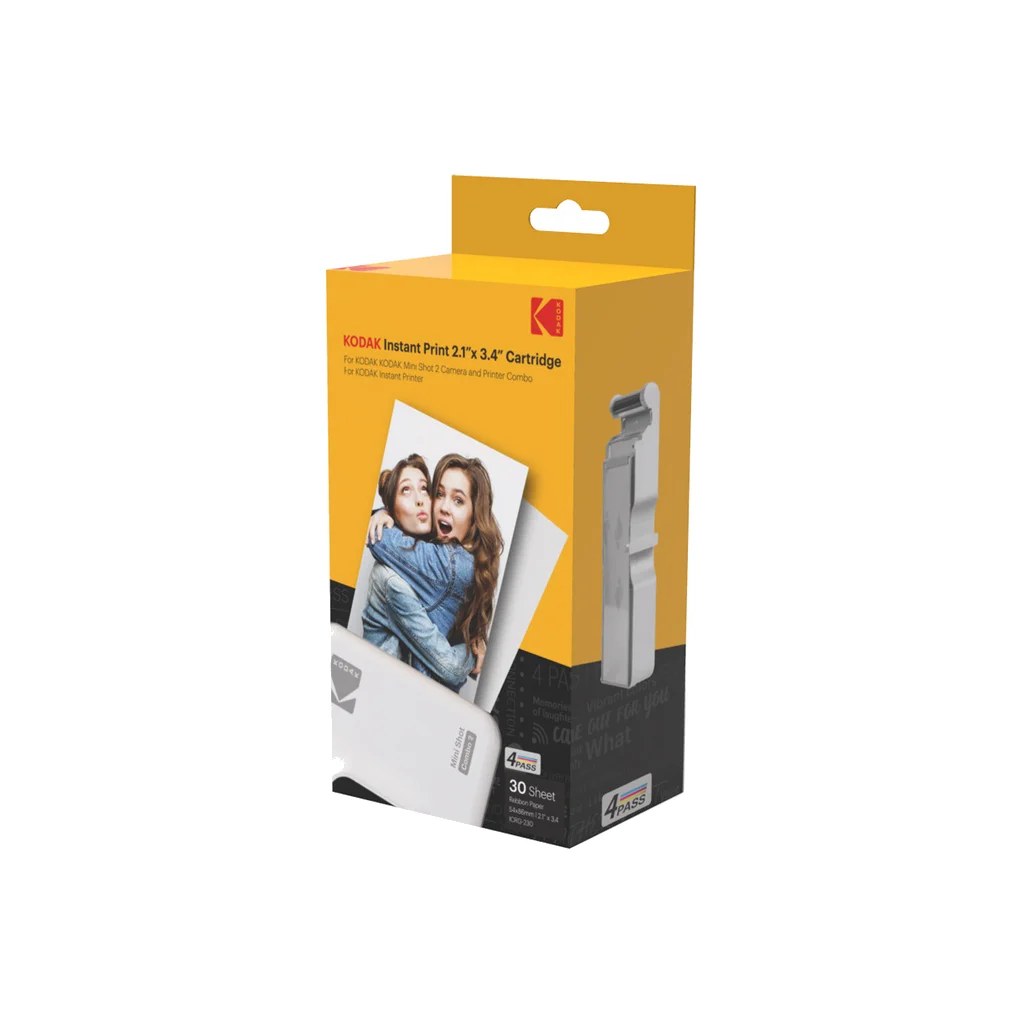 Фотопапір Kodak Instant Print 2.1x3.4" *30p, for Mini 2, Mini 2 Retro, Mini Shot 2 (ICRG-230)