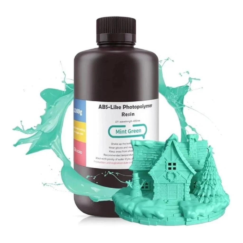 Фотополімерна смола ELEGOO Resin, ABS-like 1кг, green mint (50.103.0022)