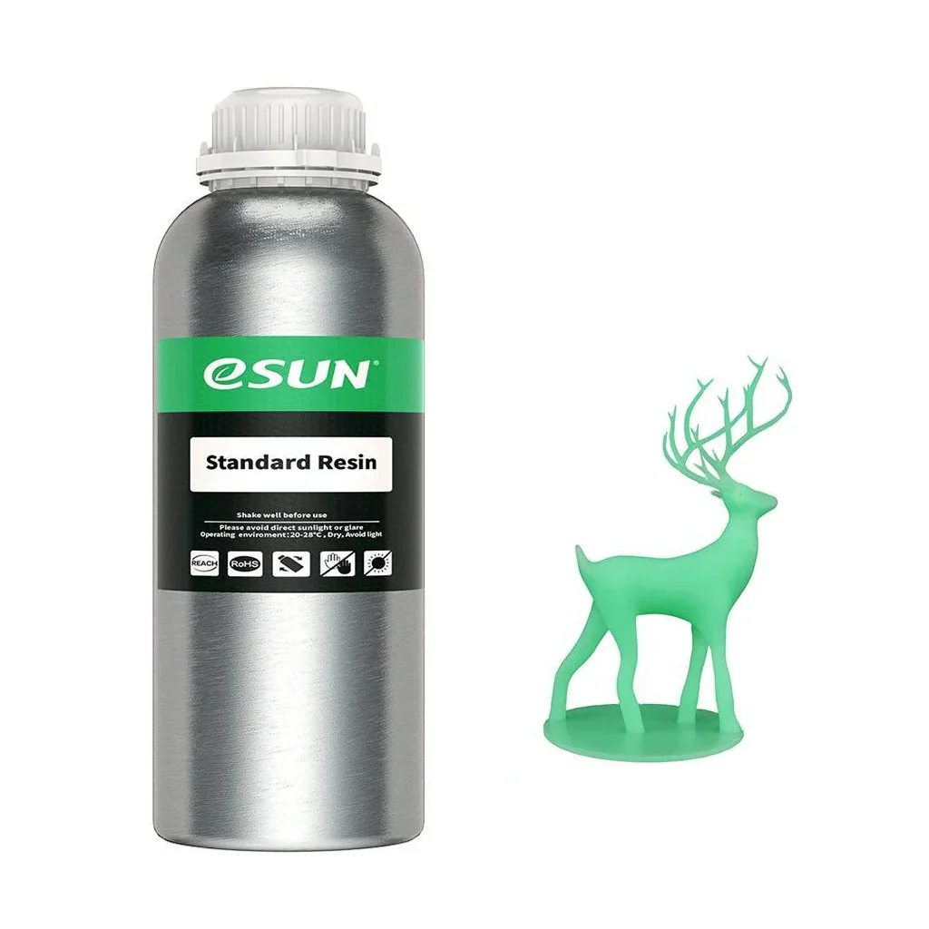 Фотополімерна смола eSUN Resin standard UV/LCD Grass Green 1kg (STANDARDRESIN-GG1000G)