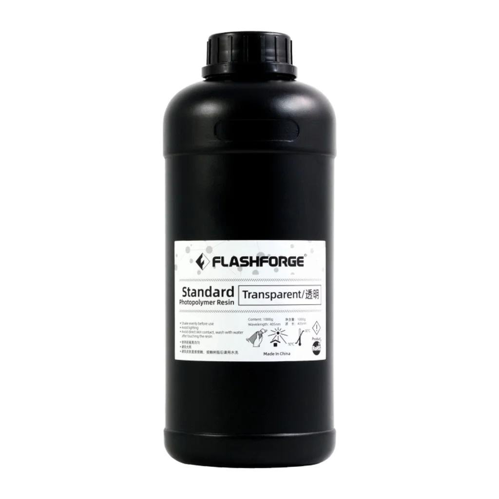 Фотополімерна смола Flashforge Resin Standart UV/LCD Transparent 1kg (20002087001)