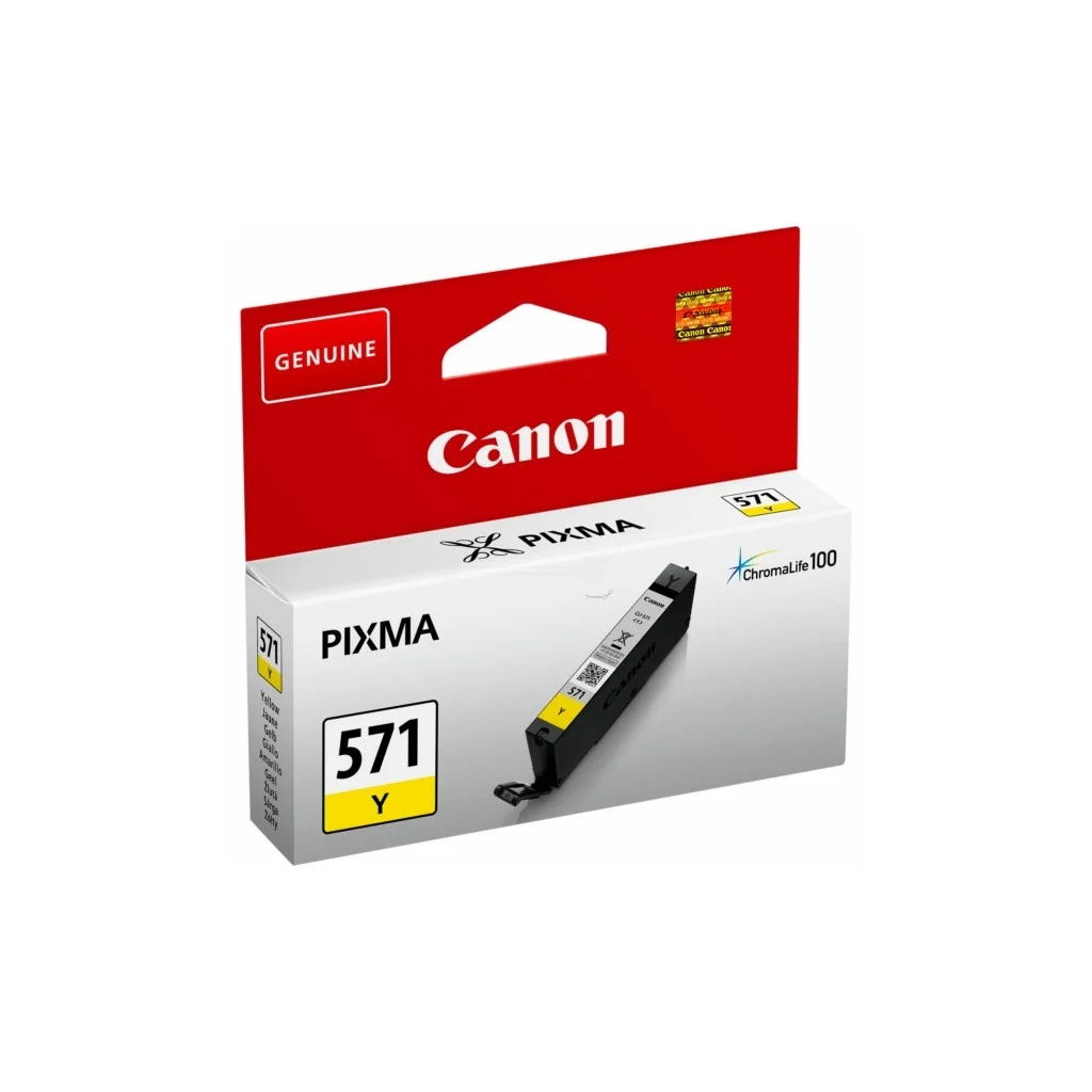 Картридж Canon CLI-571 Yellow (0388C001)