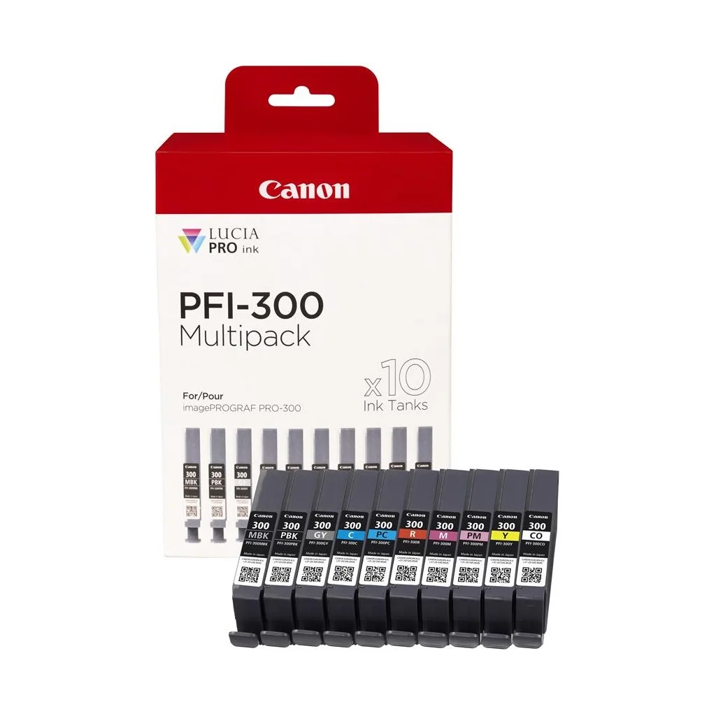 Картридж Canon PFI-300SET M/PM/C/PC/GY/CO/MB/PB/R/Y (4192C008)