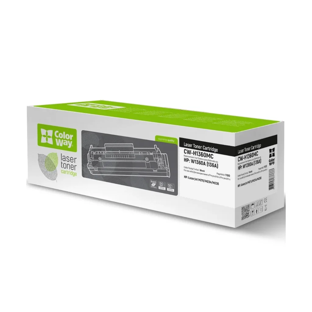 Картридж ColorWay HP W1360A LJ M211/M236 1,1K Black (CW-H1360MC)