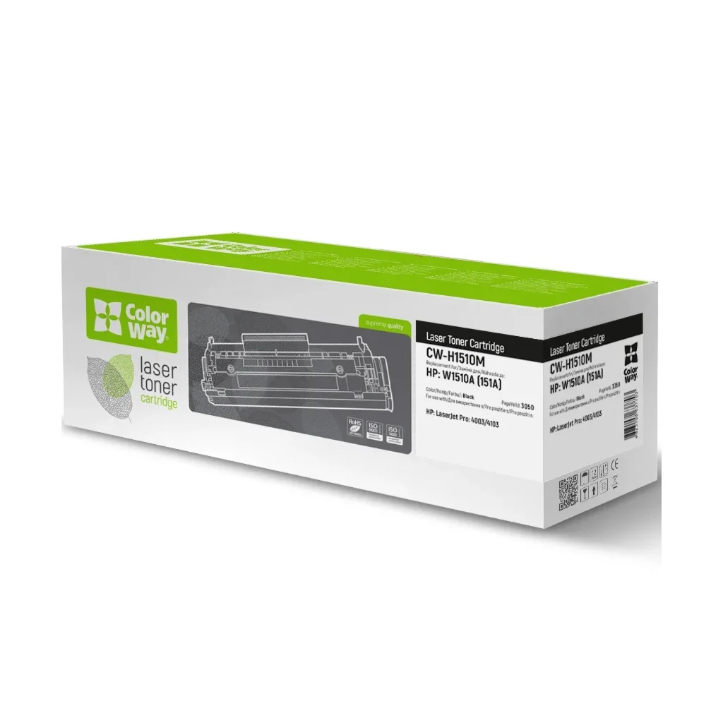 Картридж ColorWay HP W1510A LJ M4003/MFP 4103 3,05K Black (CW-H1510M)