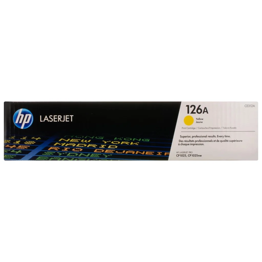 Картридж HP CLJ  126A Yellow, для CP1025 (CE312A)