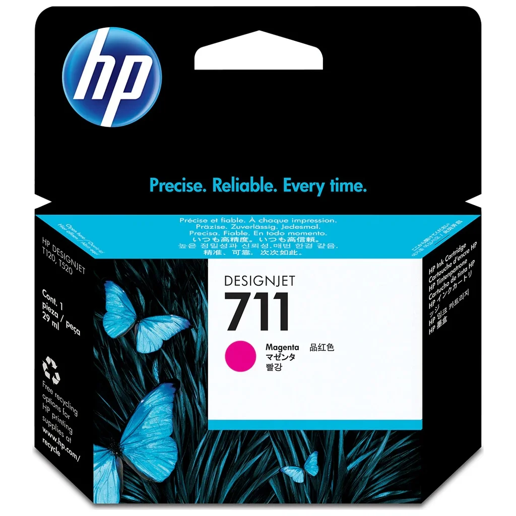Картридж HP DJ No.711 DesignJet 120/520 Magenta (CZ131A)