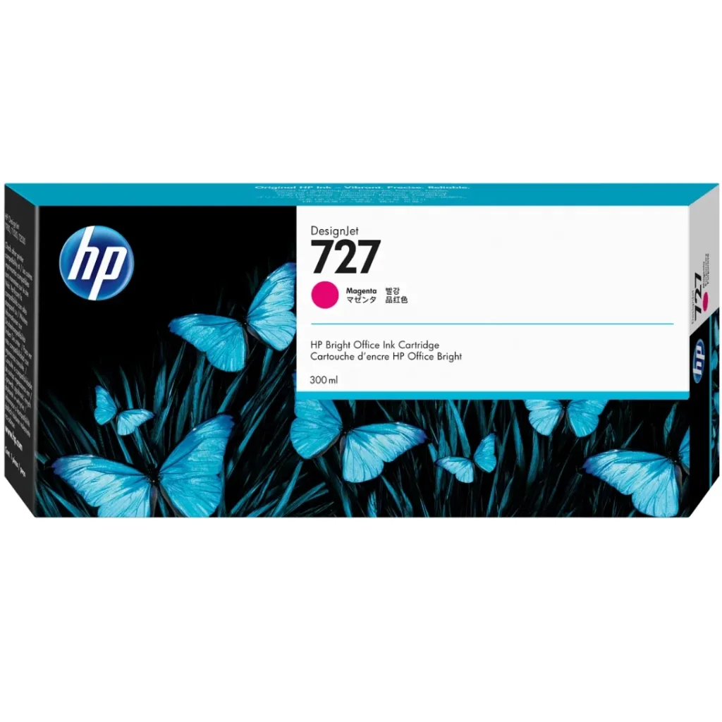 Картридж HP DJ No.727 XXL Magenta 300-ml (F9J77A)