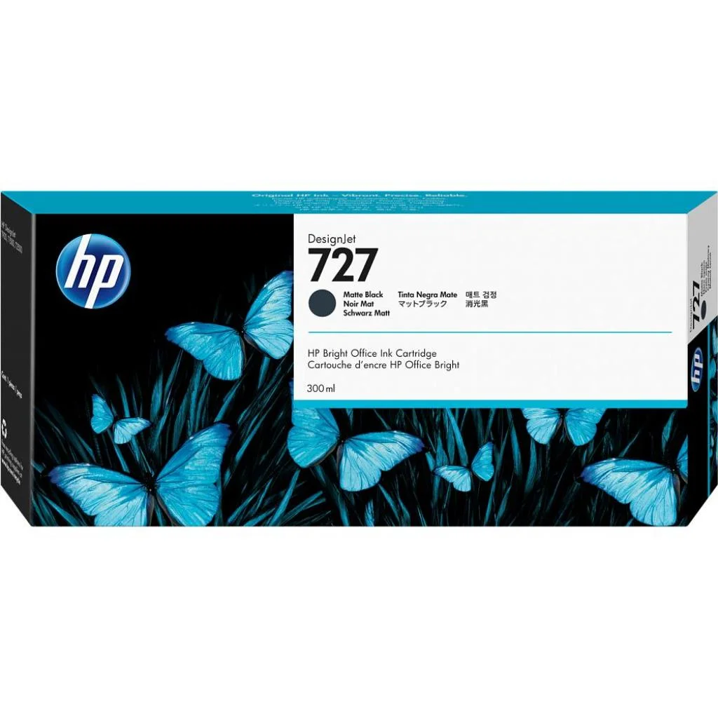 Картридж HP DJ No.727 XXL Matte Black 300-ml (C1Q12A)