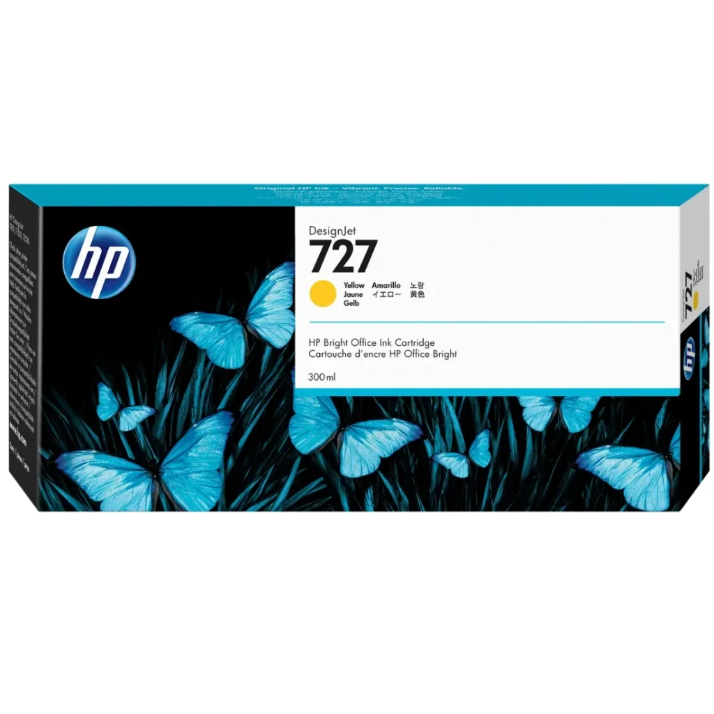 Картридж HP DJ No.727 XXL Yellow 300-ml (F9J78A)