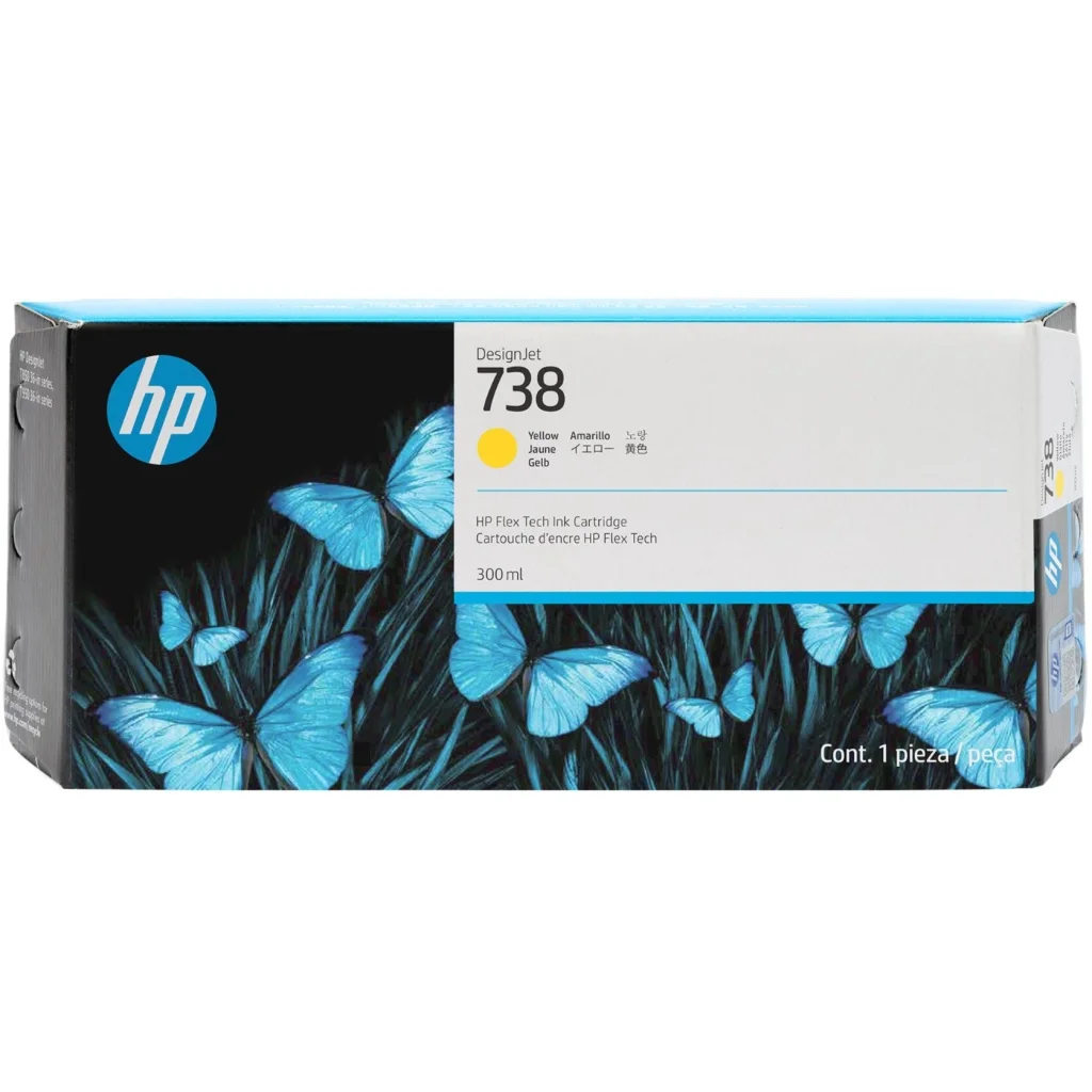 Картридж HP DJ No.738XL 300-ml Yellow (676M8A)