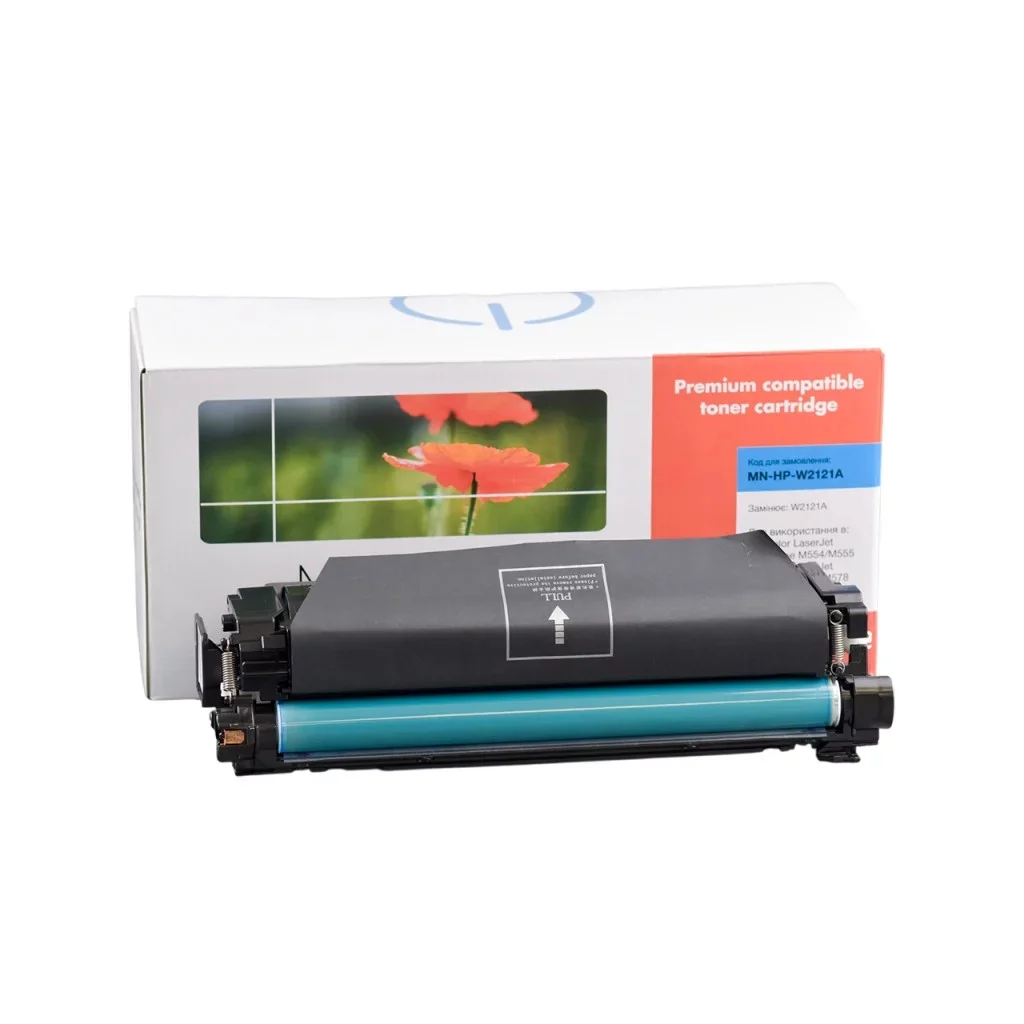 Картридж Makkon HP W2121A (212A) для CLJ M554/M555/M578 cyan (MN-HP-W2121A)