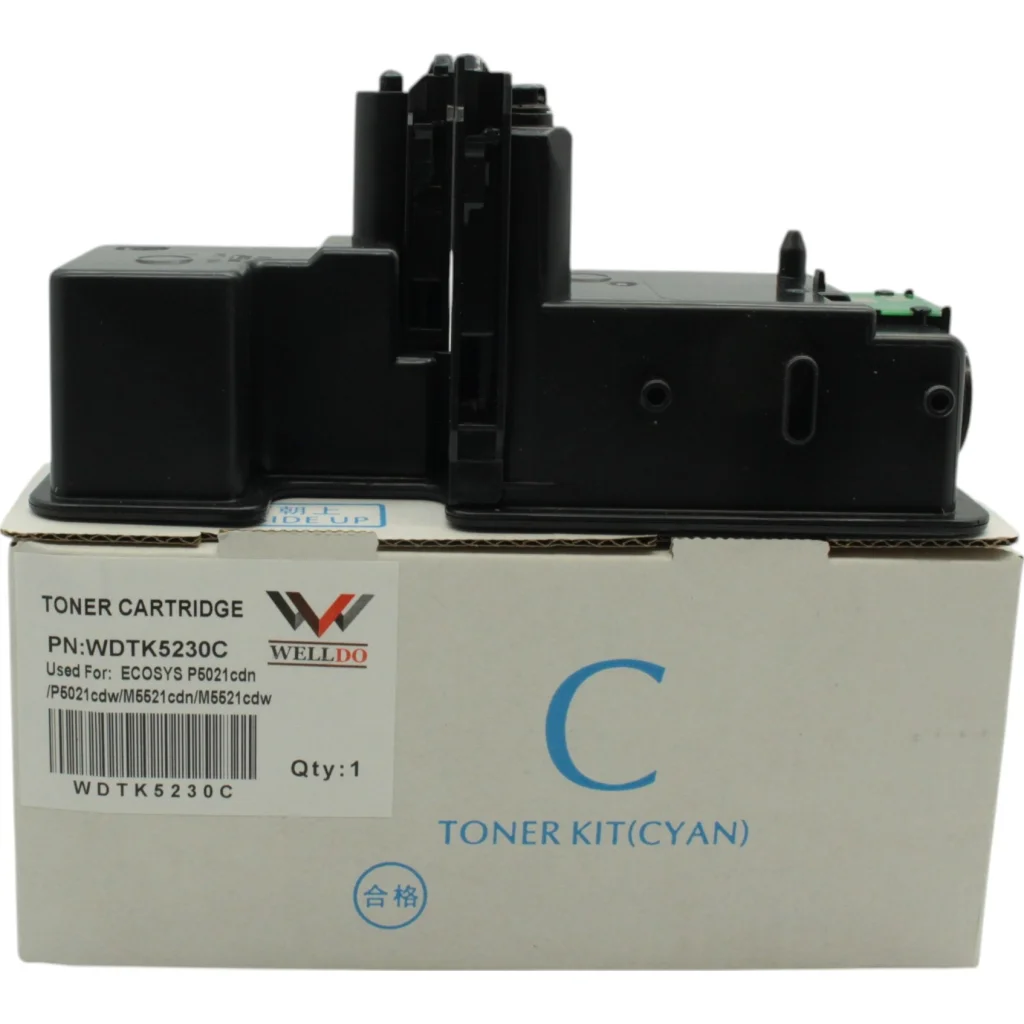 Картридж Welldo Kyocera TK-5230, Cyan, SAKATA, 2.2к (WDTK5230C)