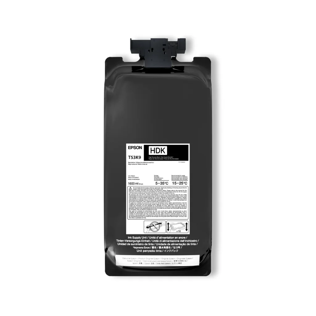 Контейнер з чорнилом Epson T53L UltChr DS High Density Black 1.6Lx2 (C13T53L900)