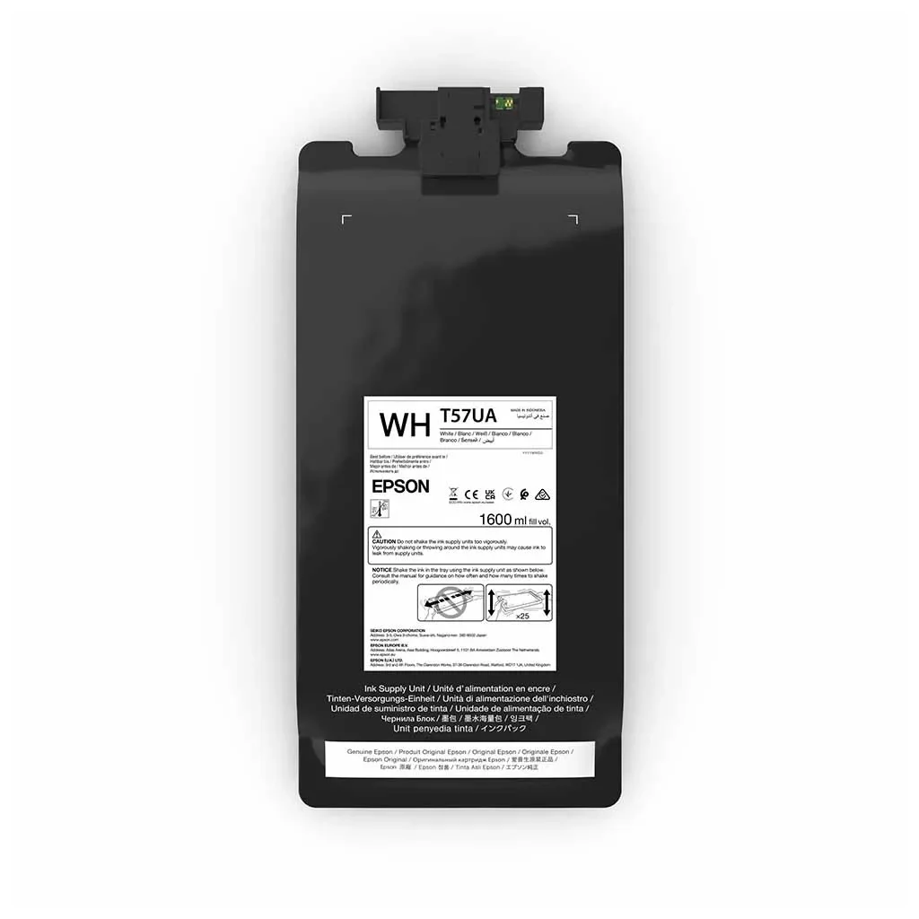 Контейнер з чорнилом Epson T57U UltraChrome DF 1.6L White (C13T57UA00)