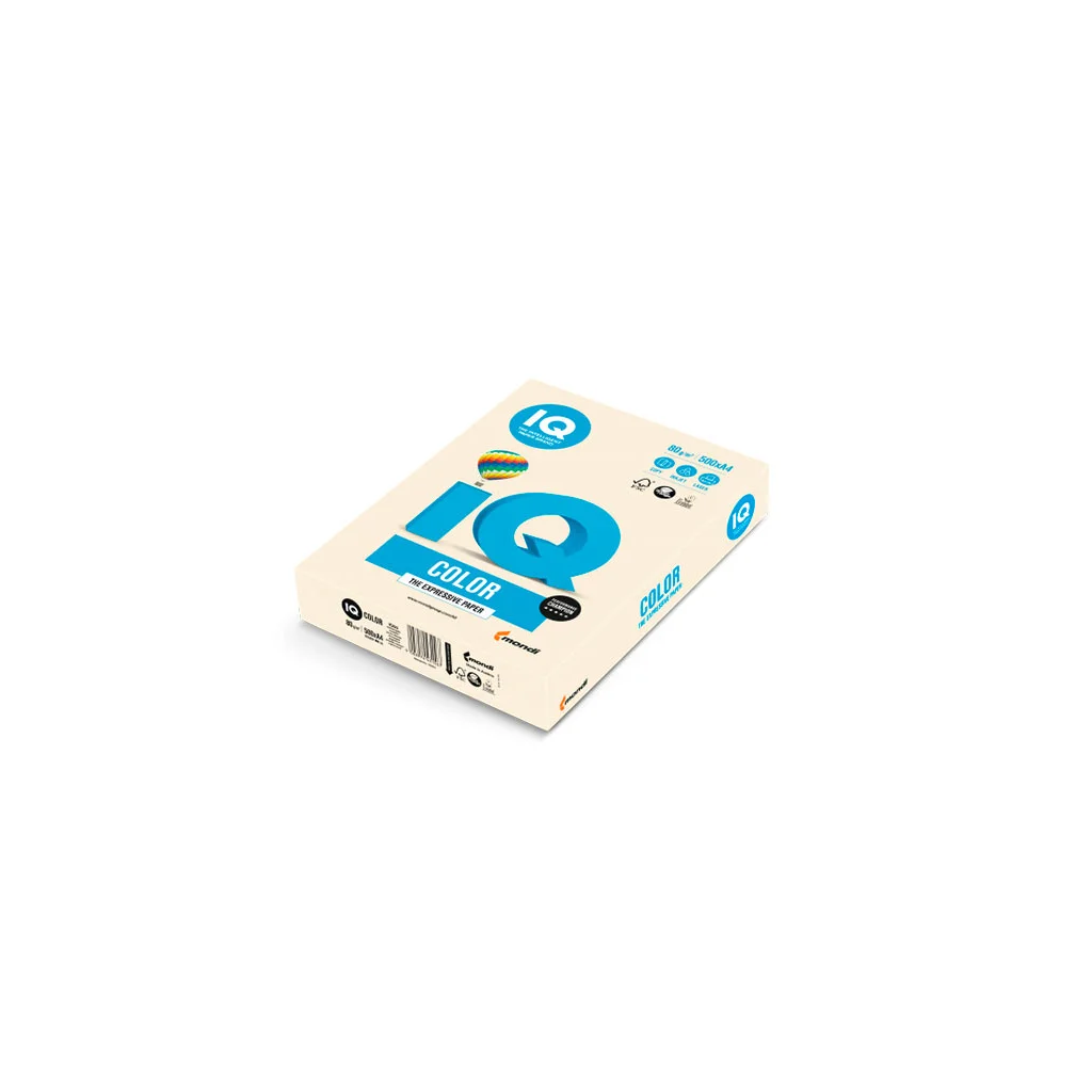 Папір IQ color А4 160g 250sh beige, Ivory Mondi (EB26/A4/160/IQ)