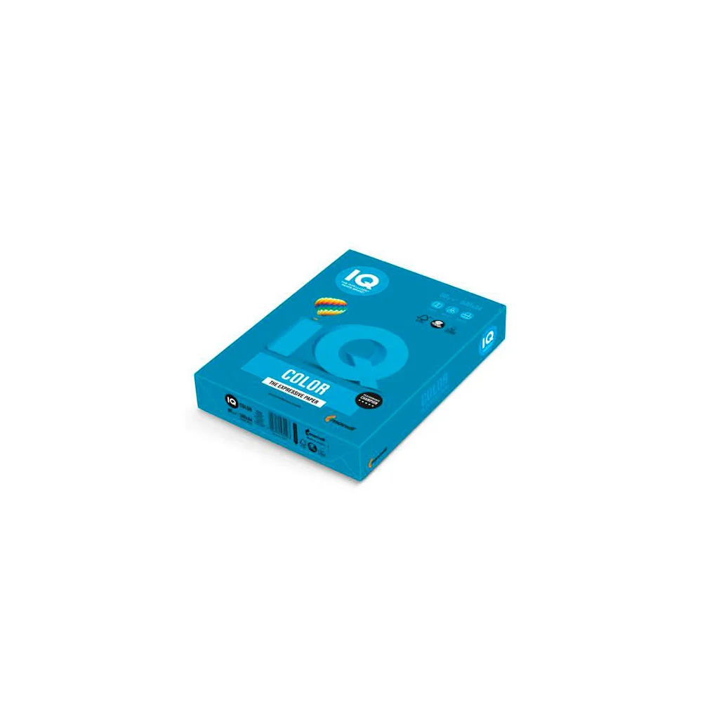 Папір IQ color А4 160g 250sh intensive, Dark Blue Mondi (DB49/A4/160/IQ)