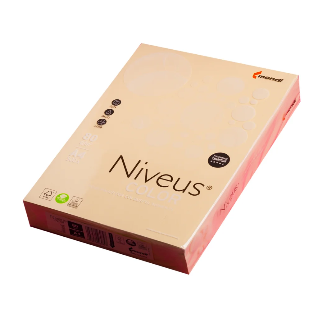 Папір Niveus COLOR Pastel vanilla A4, 80g, 500sh Mondi (A4.80.NVP.BE66.500)