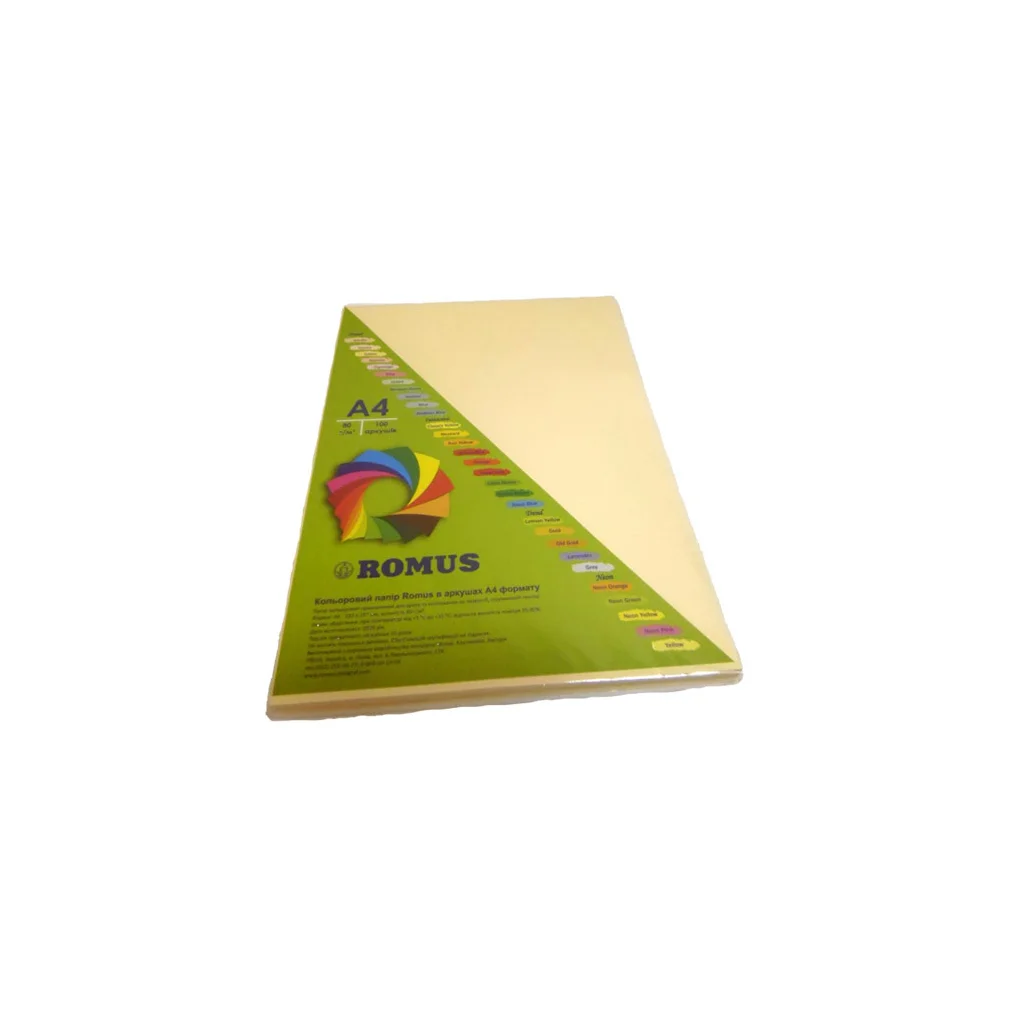 Папір Romus A4 160 г/м2 100sh Creamy (R50546)
