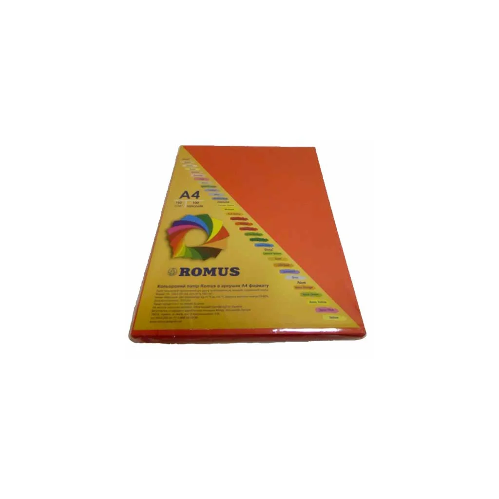 Папір Romus A4 80 г/м2 100c, red coral (R50218)