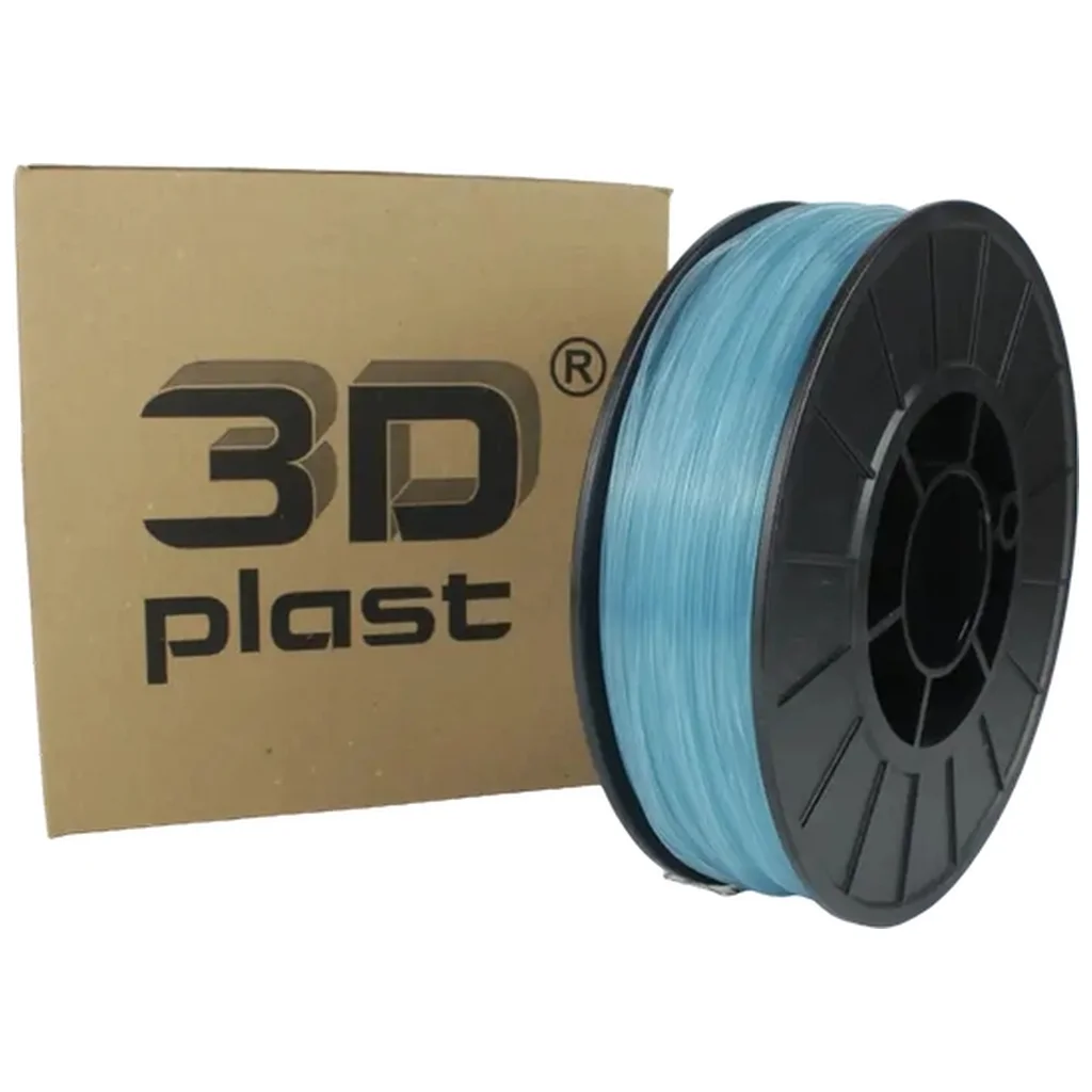 Пластик для 3D-принтера 3Dplast PETG 1.75мм, 3кг, transparent blue (3DPTG1753CLBL)