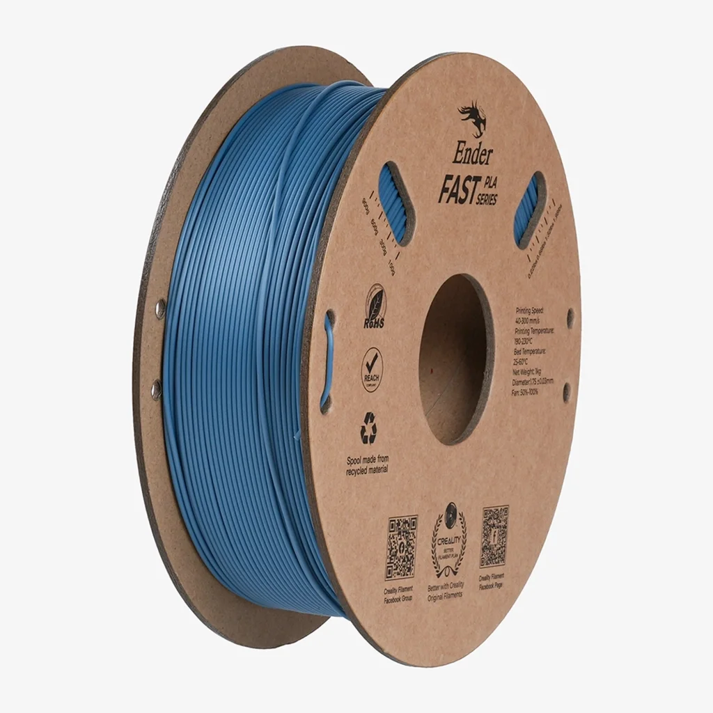 Пластик для 3D-принтера Creality PLA Fast, Ender, 1.75мм, gray, 1кг (3301010437)