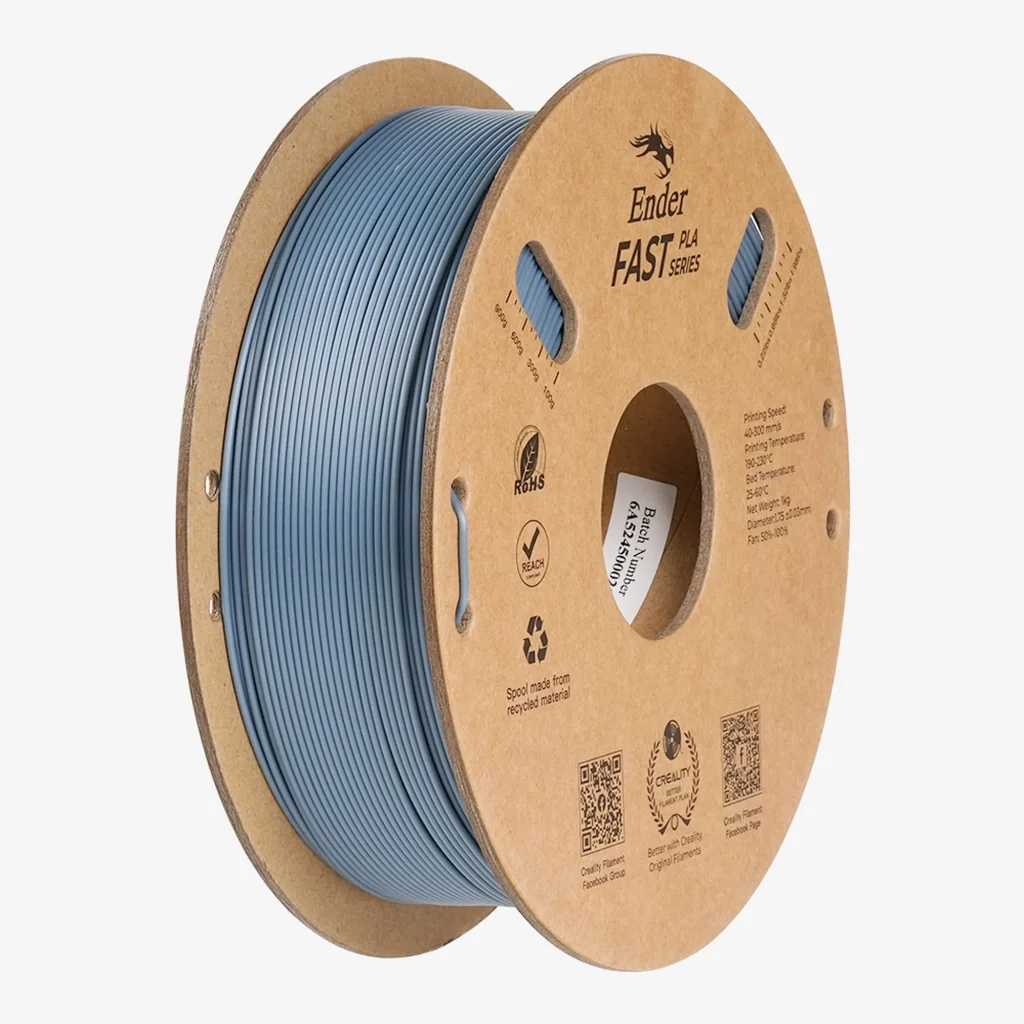 Пластик для 3D-принтера Creality PLA Fast, Ender, 1.75мм, gray light, 1кг (3301010436)