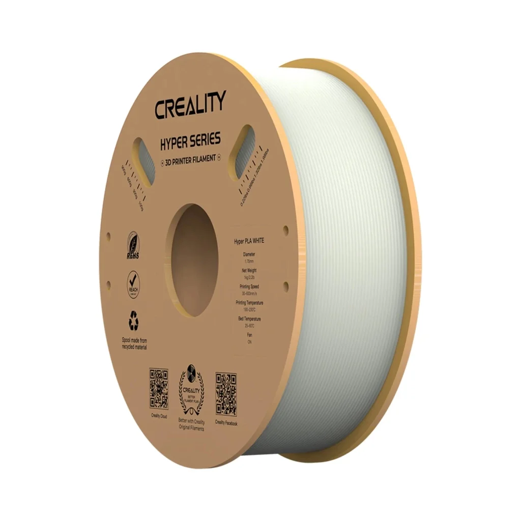 Пластик для 3D-принтера Creality PLA Hyper 1кг, 1.75мм, white (3301010335)