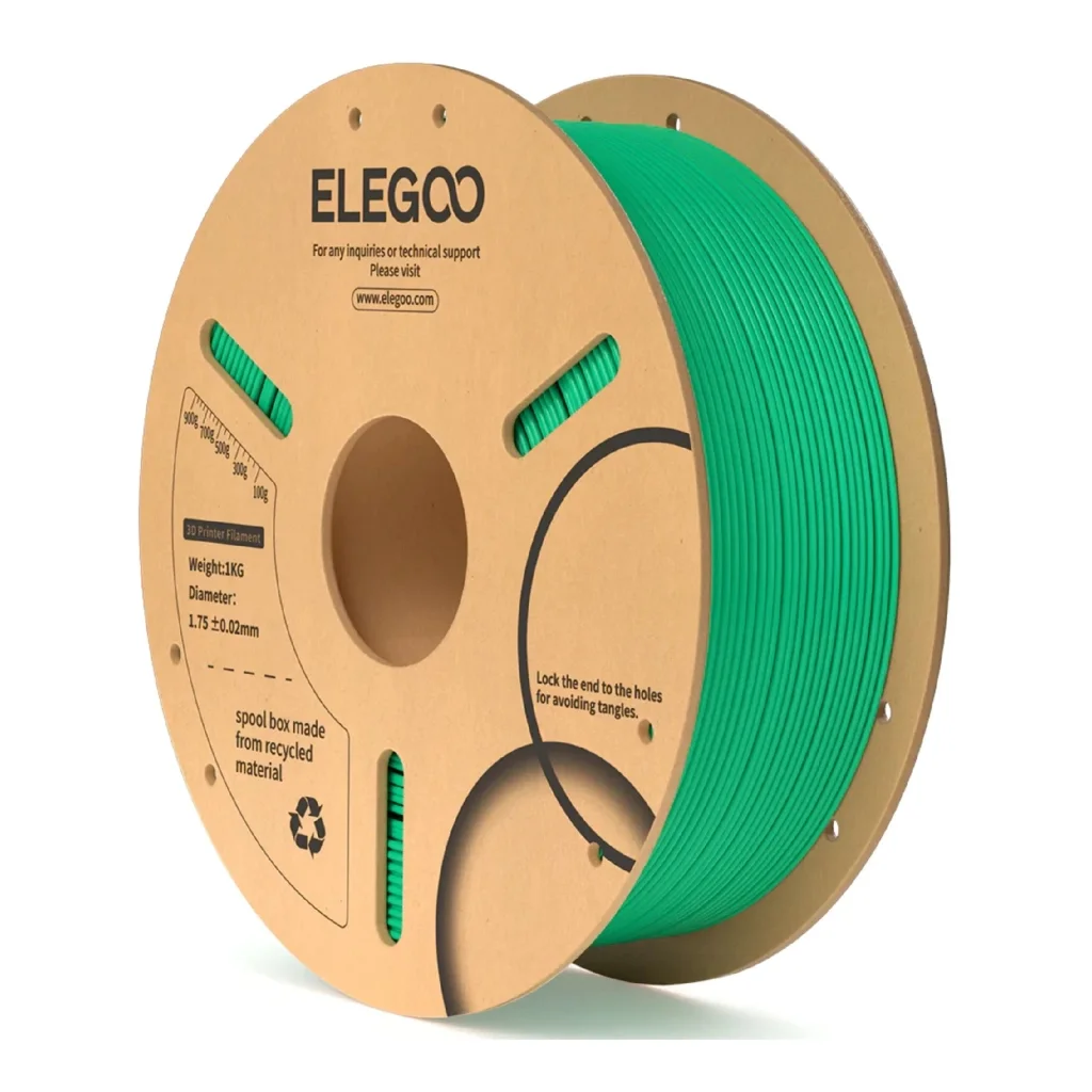 Пластик для 3D-принтера ELEGOO PLA 1кг, 1.75мм, green sea (50.203.0108)