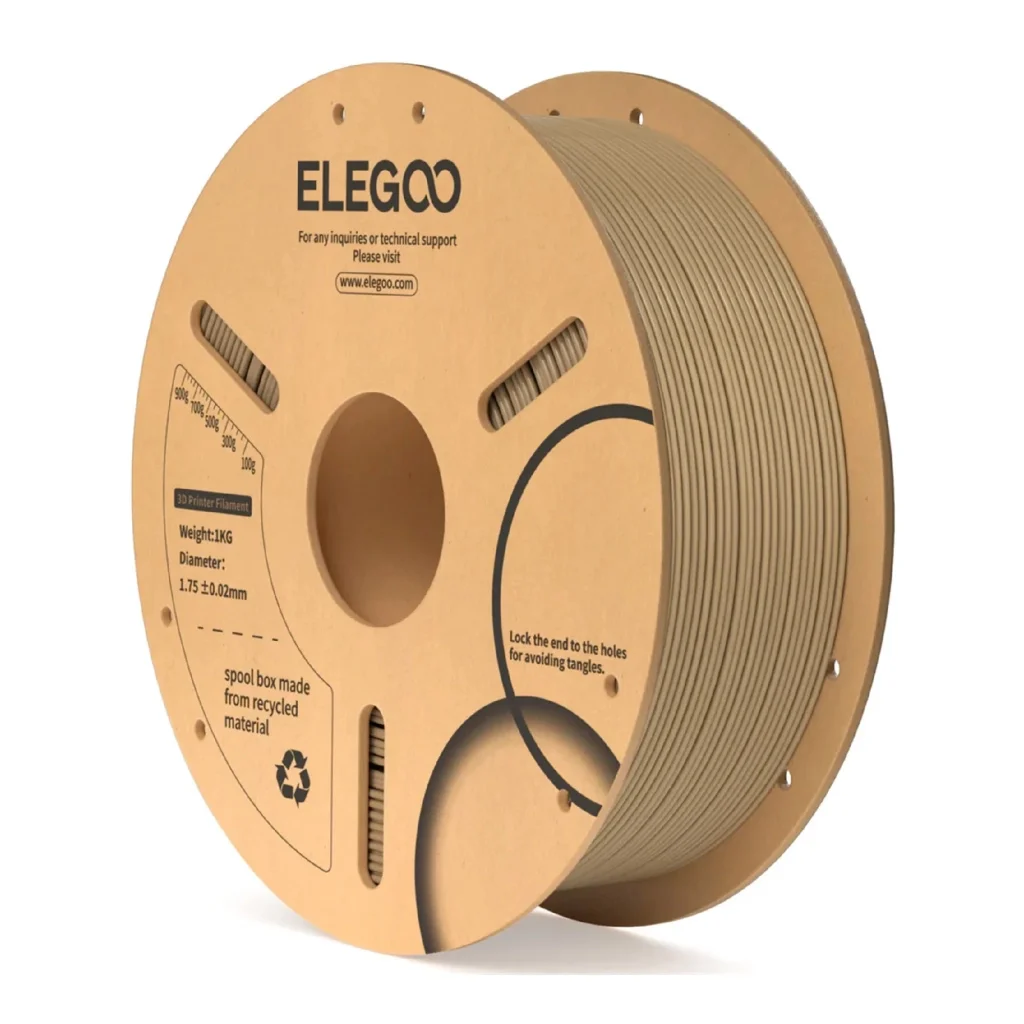 Пластик для 3D-принтера ELEGOO PLA 1кг, 1.75мм, wooden (50.203.0112)