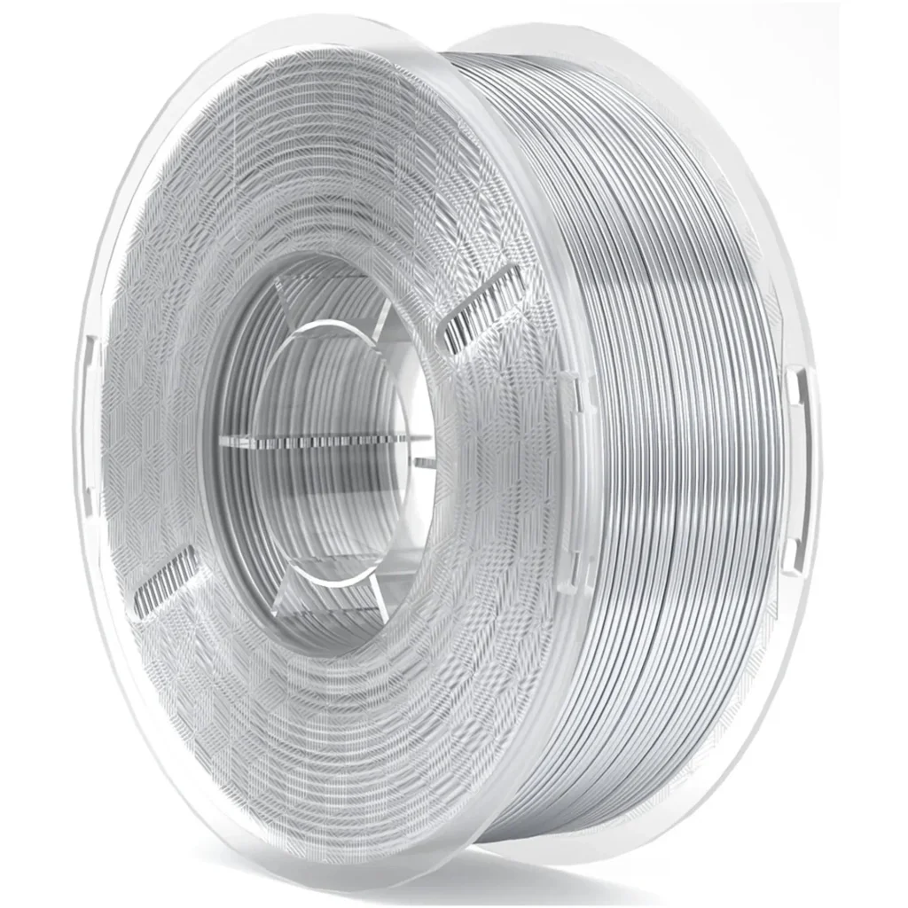 Пластик для 3D-принтера ELEGOO PLA Silk 1кг, 1.75мм, silver grey (50.203.0692)