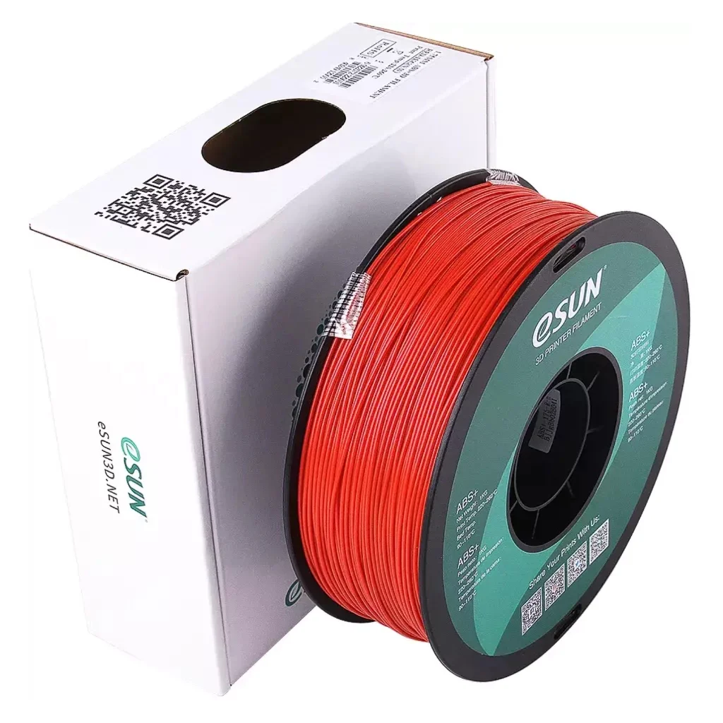 Пластик для 3D-принтера eSUN ABS+, 1кг, 1.75мм, RED (ABS+P175R1)