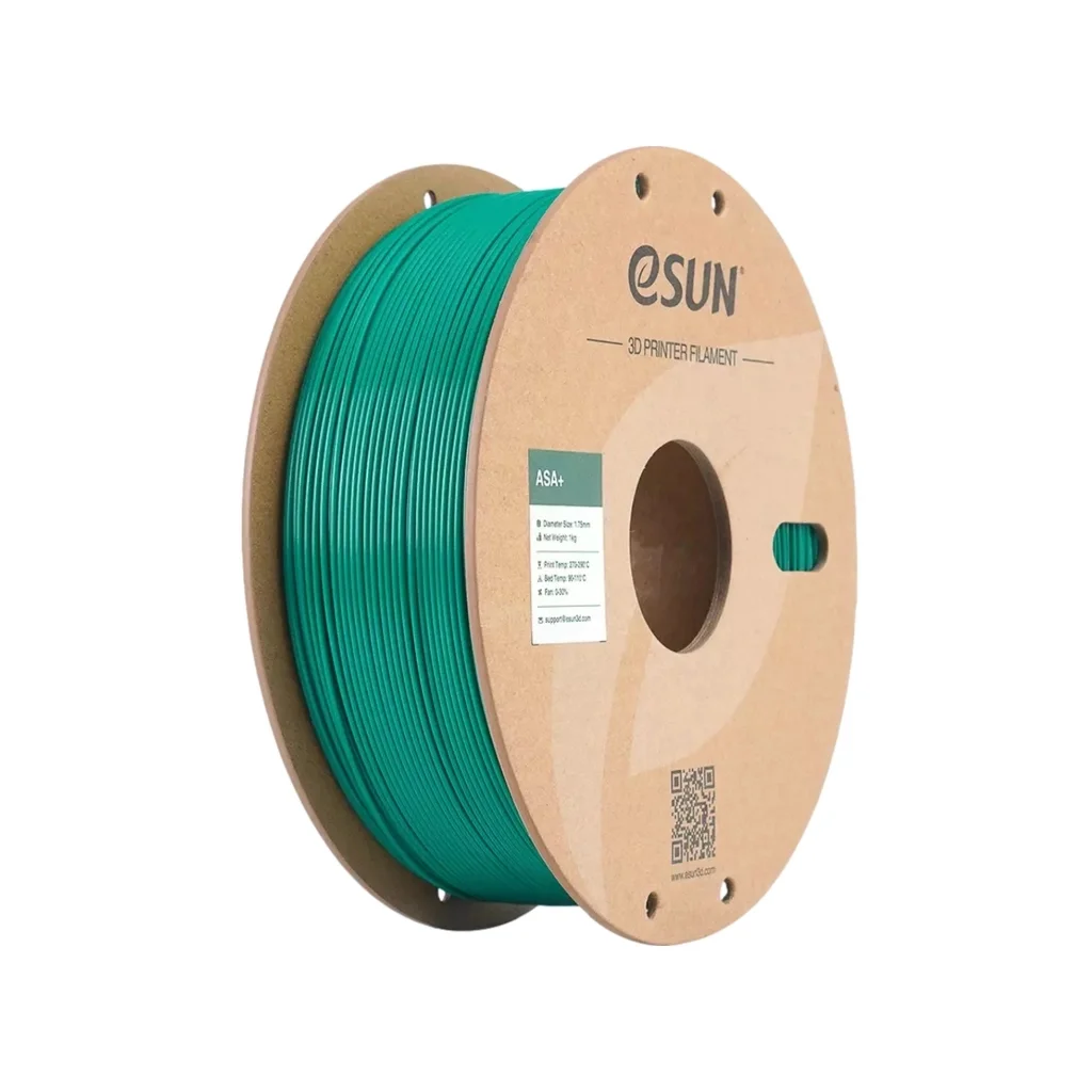 Пластик для 3D-принтера eSUN ASA+ 1,75mm 1kg GREEN (ASA+P175G1)