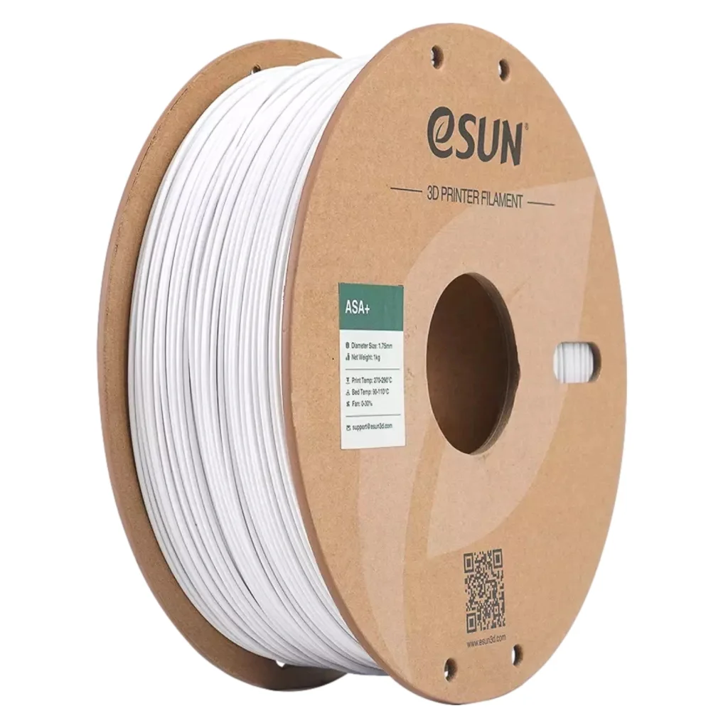 Пластик для 3D-принтера eSUN ASA+ 1,75mm 1kg WHITE, COLD (ASA+P175CW1)