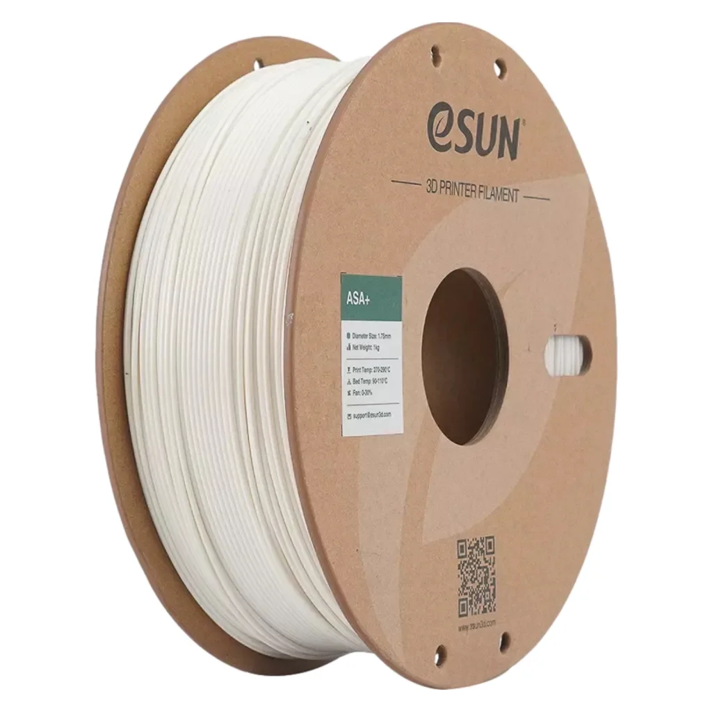 Пластик для 3D-принтера eSUN ASA+ 1,75mm 1kg WHITE, WARM (ASA+P175WW1)