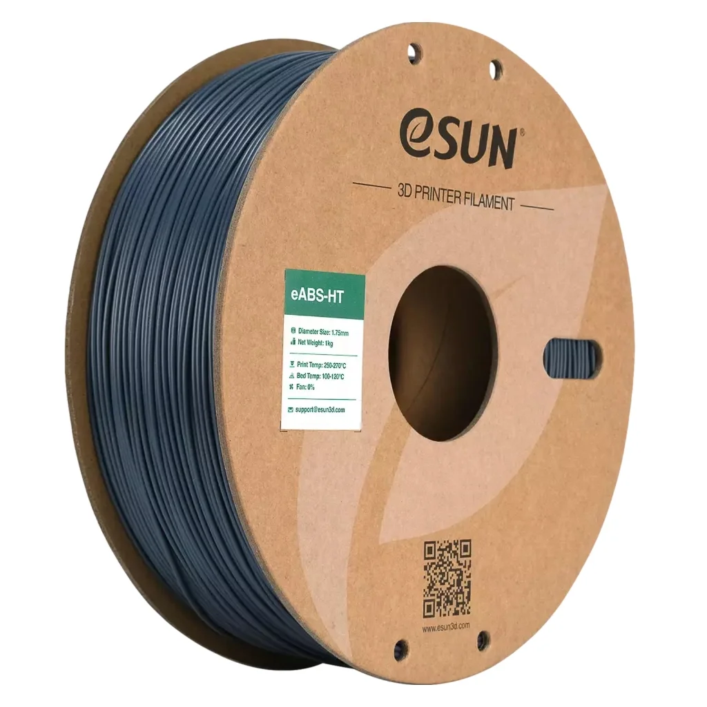 Пластик для 3D-принтера eSUN EABS-HT 1,75mm 1kg Grey (EABS-HT-P175H1)