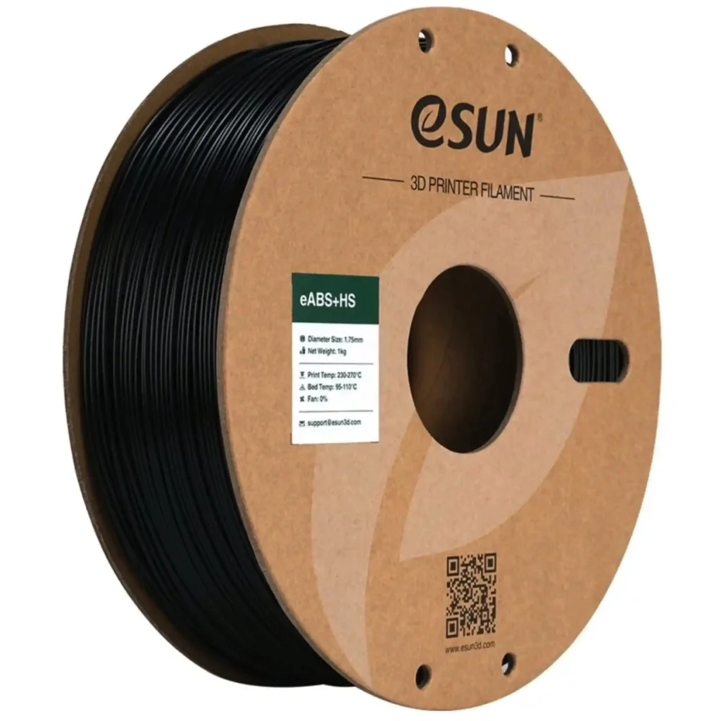 Пластик для 3D-принтера eSUN eABS+HS 1кг 1.75mm BLACK (EABS+HS-P175B1)