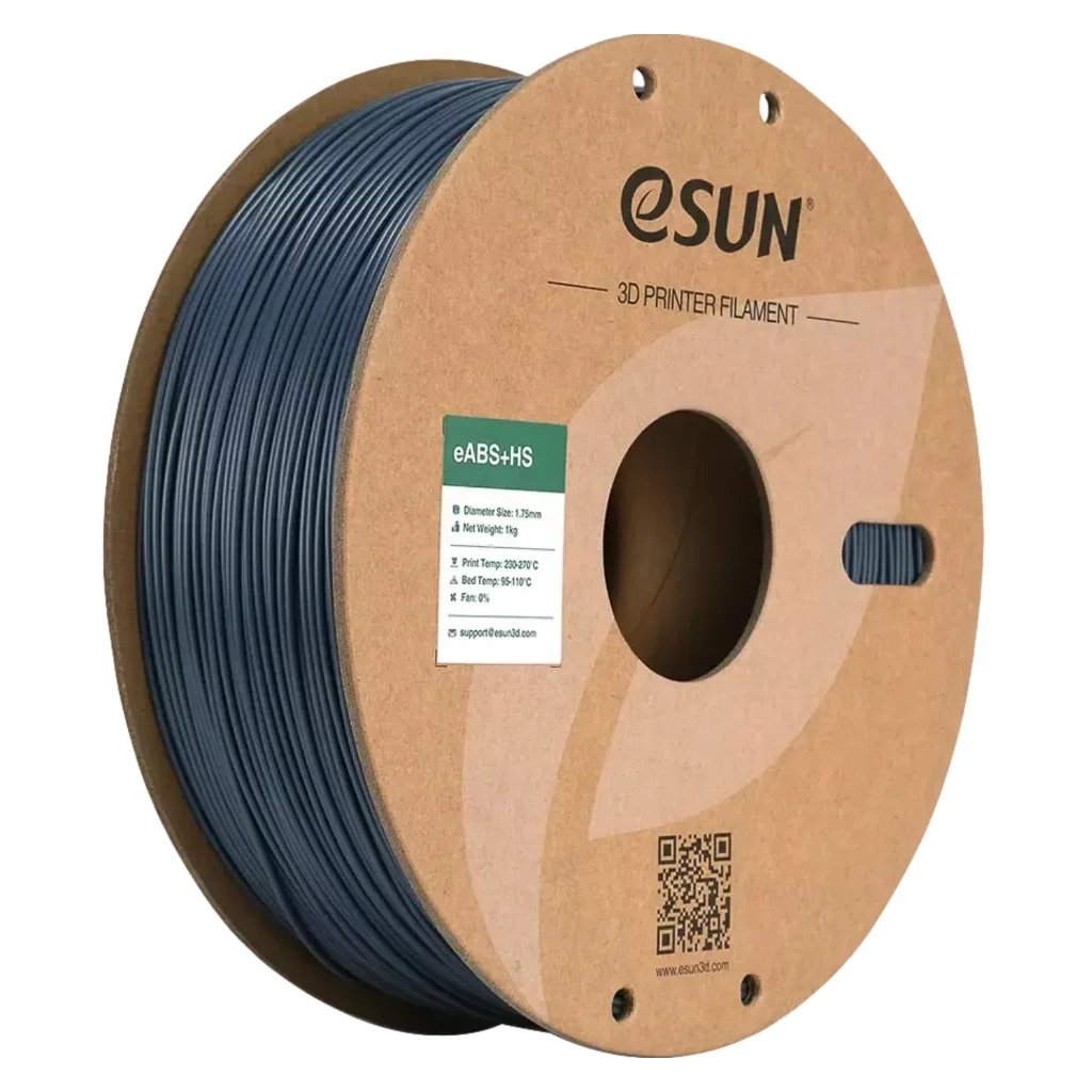 Пластик для 3D-принтера eSUN eABS+HS 1кг, 1.75мм, GREY (EABS+HS-P175H1)