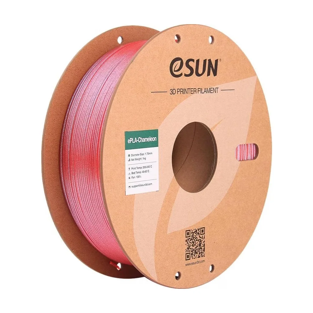 Пластик для 3D-принтера eSUN ePLA Chameleon 1,75mm 1kg RASBERRY RED (EPLA-CHAMELEON-P175RR1)