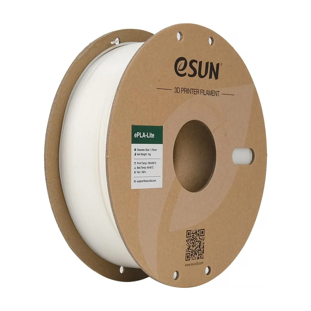 Пластик для 3D-принтера eSUN ePLA-LITE 1,75mm 1kg White (EPLA-LITE-P175W1)