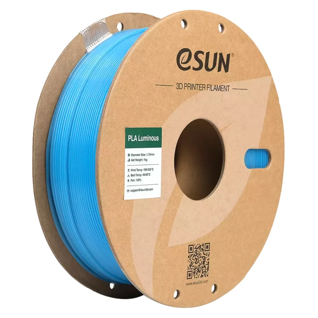 Пластик для 3D-принтера eSUN ePLA-LUMINOUS 1,75mm 1kg BLUE (EPLA-LUMINOUS175LU1)