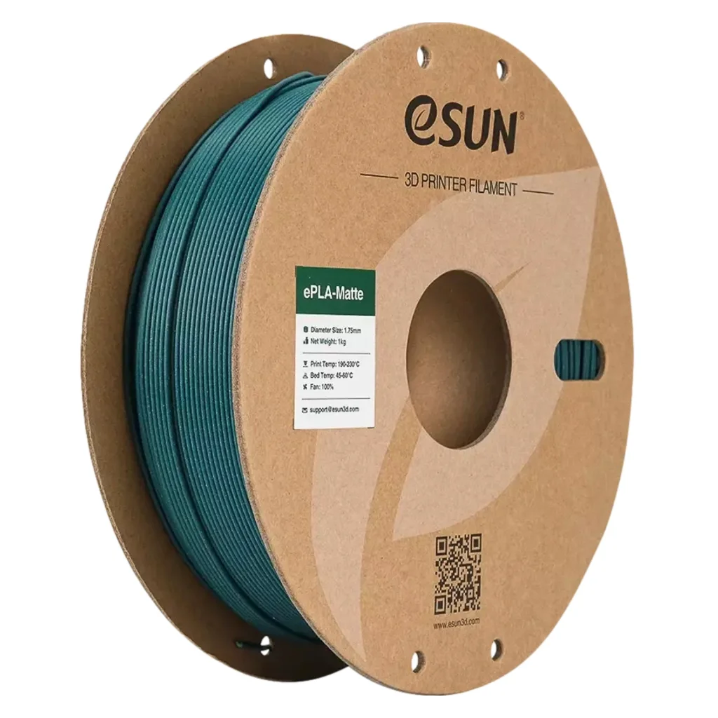 Пластик для 3D-принтера eSUN ePLA-Matte1,75мм, 1кг morandi green (EPLA-MATTE-P175MOG1)