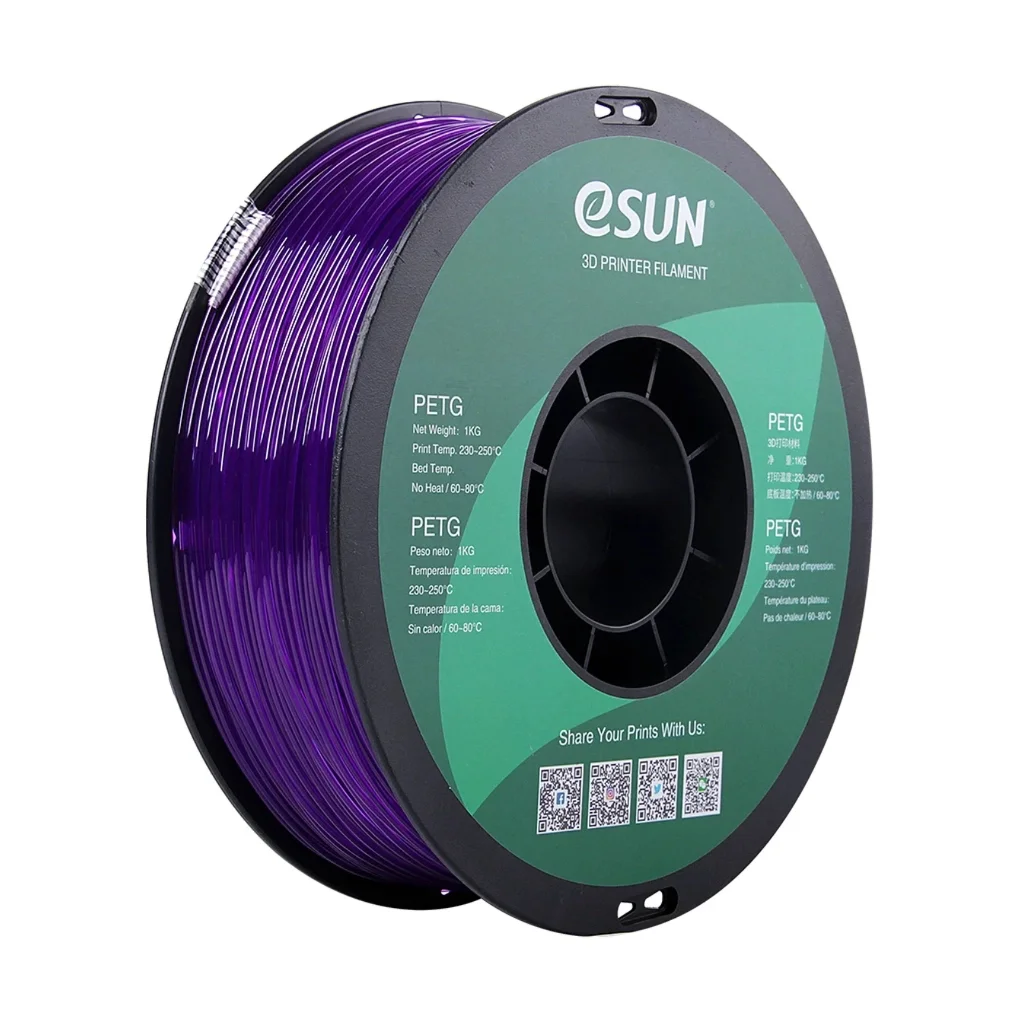 Пластик для 3D-принтера eSUN PETG 1,75mm 1kg SOLID PURPLE (PETG-P175SZ1)