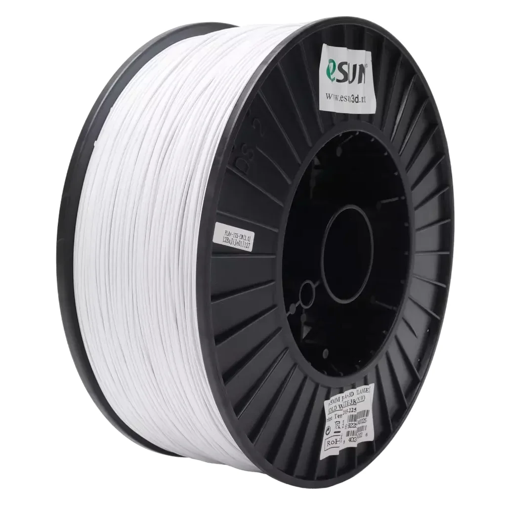 Пластик для 3D-принтера eSUN PLA+ 1.75мм, 3кг White, Cold (PLA+175CW3)