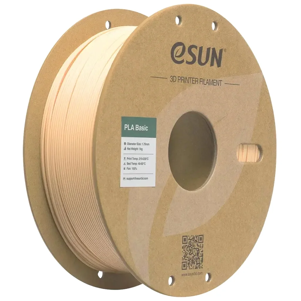 Пластик для 3D-принтера eSUN PLA BASIC 1,75mm 1kg BEIGE (PLA-BASIC175O-BG1P1)